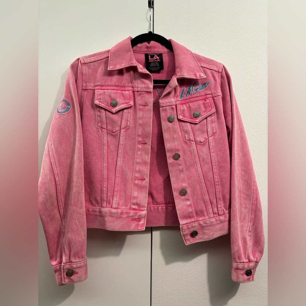 Pink Jean coat